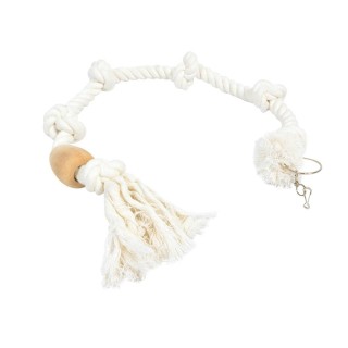 DUVO+ ZABAWKA DLA PTAKÓW SZNUR+DREWNO 60cm