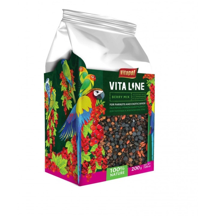 Vitaline Jagodowy mix dla papug i ptaków egzotycznych 200g