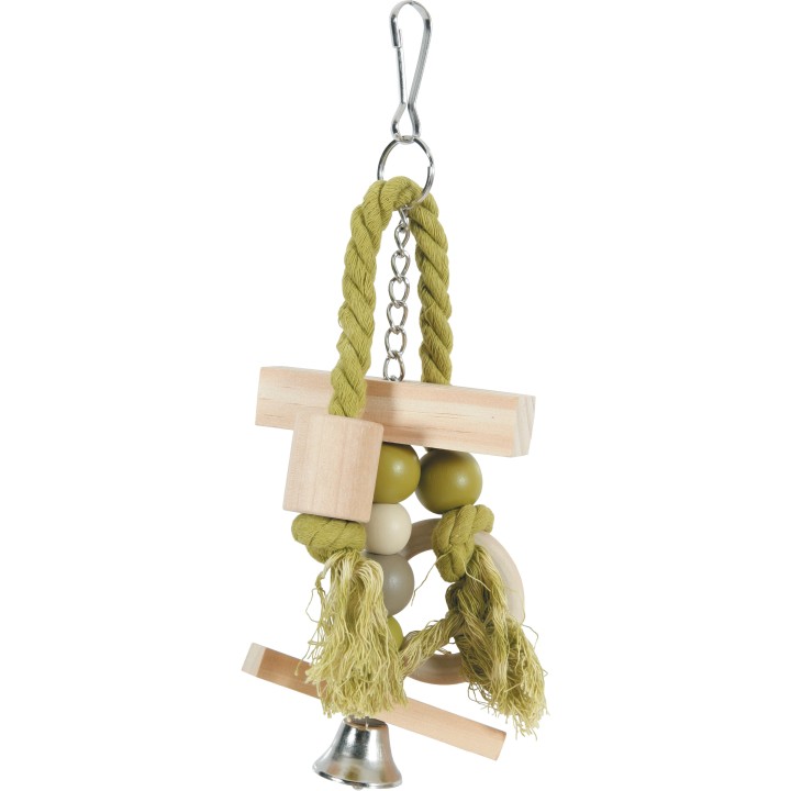 ZOLUX Drewniana zabawka dla papug BANJO mix kol.