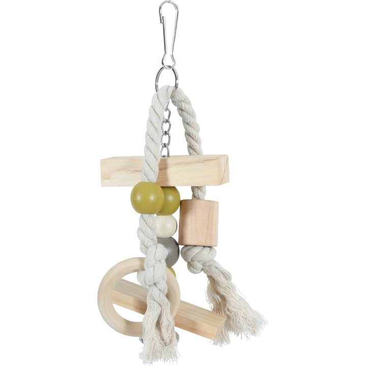 ZOLUX Drewniana zabawka dla papug BANJO mix kol.