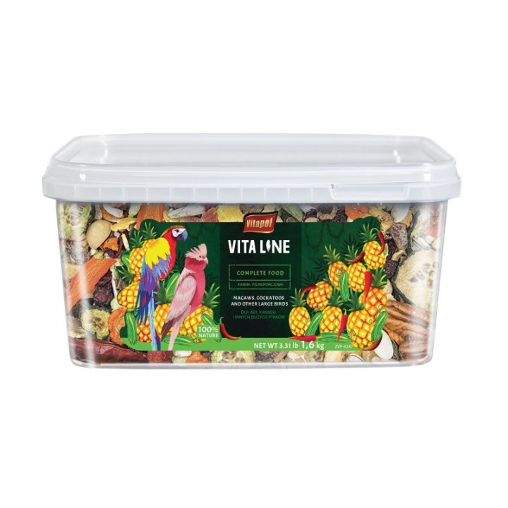 Vitaline Karma dla ary, kakadu oraz innych dużych papug 1,6kg