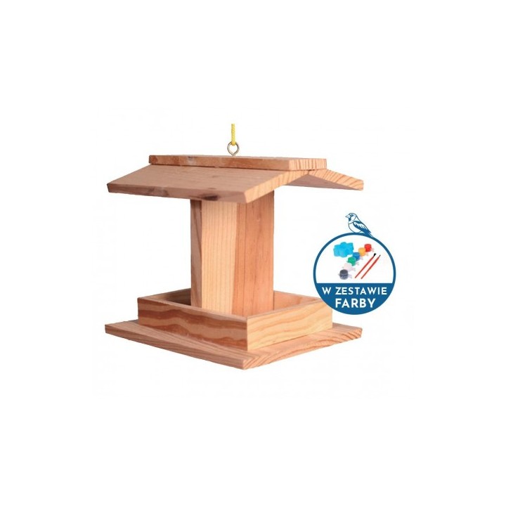 Garden&Fun Karmnik dla ptaków + farby