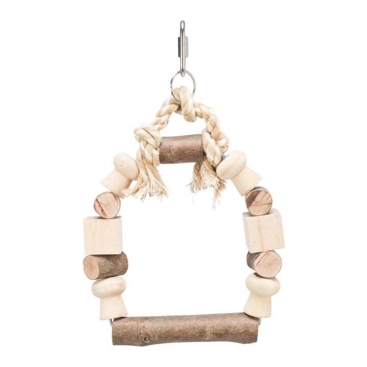 TRIXIE Huśtawka drewniana dla ptaków, mała