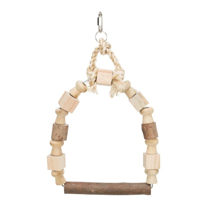 TRIXIE Huśtawka drewniana dla ptaków, mała