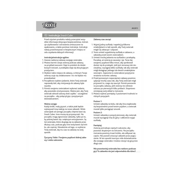 Trixie Zabawka treningowa...