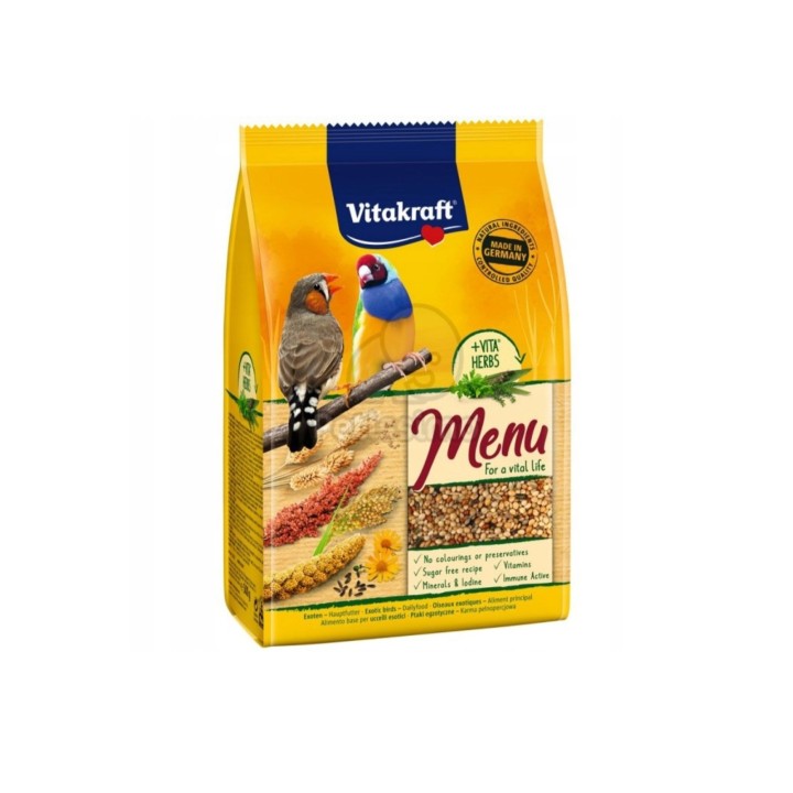 VITAKRAFT 500g MENU pokarm dla EGZOTYKI