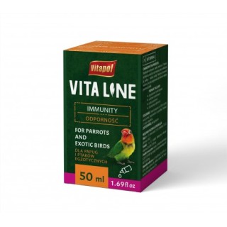 Vitaline na ODPORNOŚĆ dla papug i ptaków egzotycznych 50ml