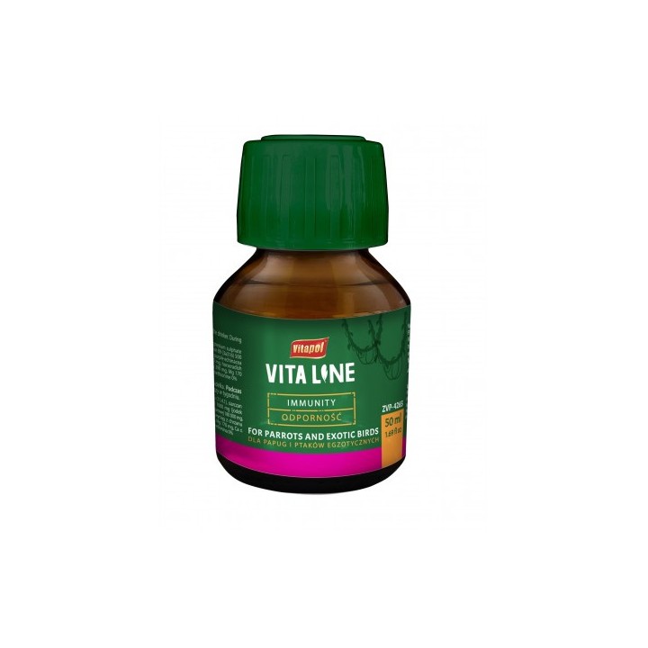 Vitaline na ODPORNOŚĆ dla papug i ptaków egzotycznych 50ml