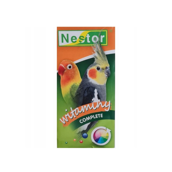 NESTOR Witaminy Complete dla średnich papug 20g