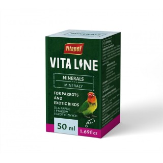 Vitaline Minerały dla ptaków egzotycznych 50ml.