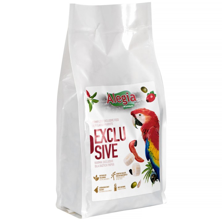 Alegia Exclusive Pokarm dla dużych papug 900g