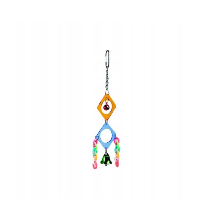 Flamingo Zabawka dla ptaków Akryl mini - mix kształtów - 1szt