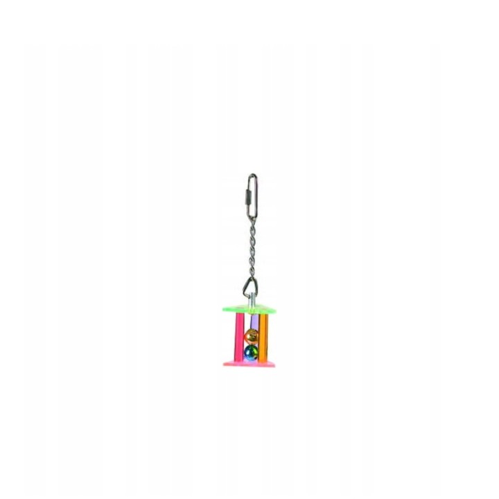 Flamingo Zabawka dla ptaków Akryl mini - mix kształtów - 1szt