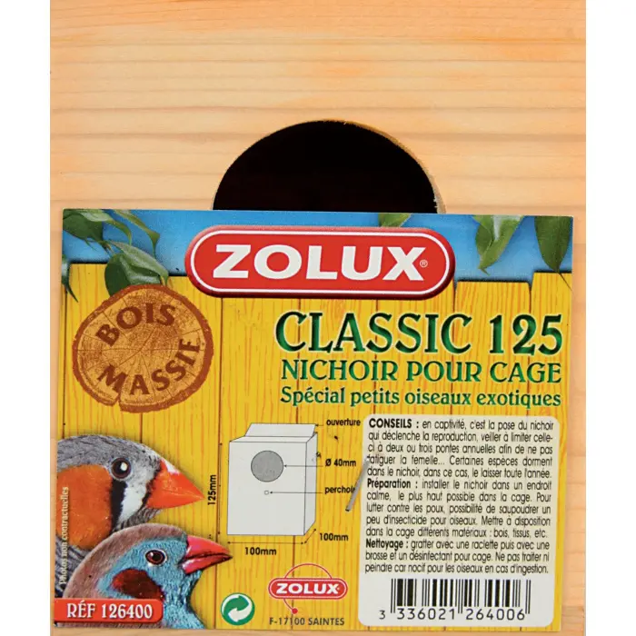 ZOLUX Budka Classic 125