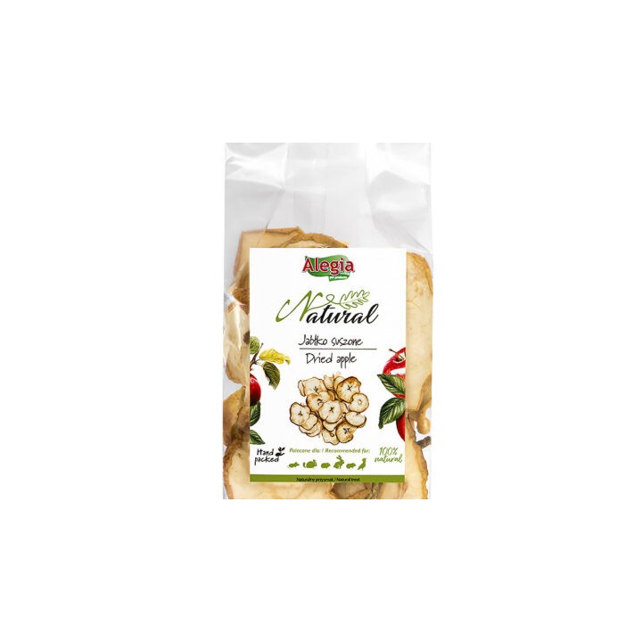 Alegia Natural Jabłko Suszone 60g dla papug / gryzoni / królików