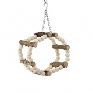 Panama Pet Zabawka dla ptaków, koło na metalowym łańcuszku