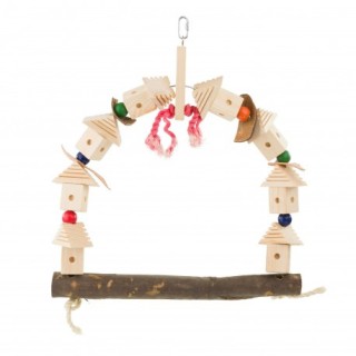 Panama Pet Huśtawka dla ptaków, MEGA, MIX drewnianych elementów, XXL