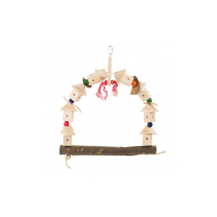 Panama Pet Huśtawka dla ptaków, MEGA, MIX drewnianych elementów, XXL