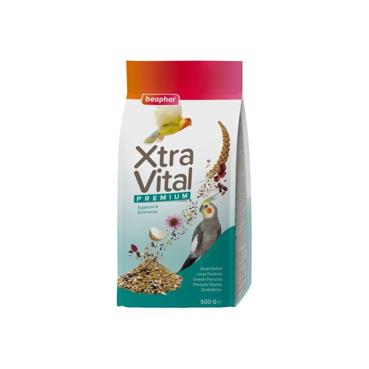 BEAPHAR -XTRA VITAL 500g Premium pokarm dla średnich papug