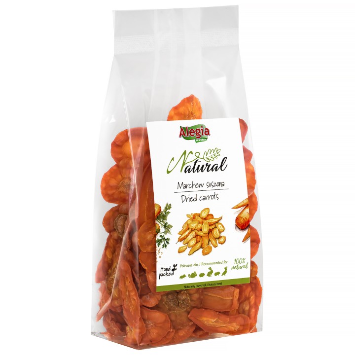 Alegia Natural Marchew Suszona 60g dla papug / gryzoni / królików