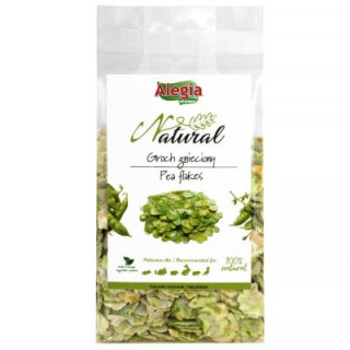 Alegia Natural Groch gnieciony 130g dla papug / gryzoni / królików