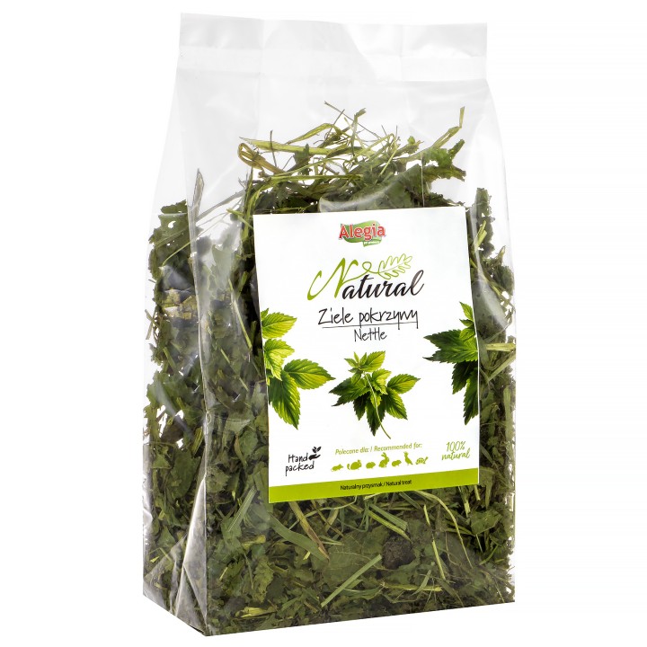 Alegia Natural Ziele Pokrzywy 75g dla papug / gryzoni / królików