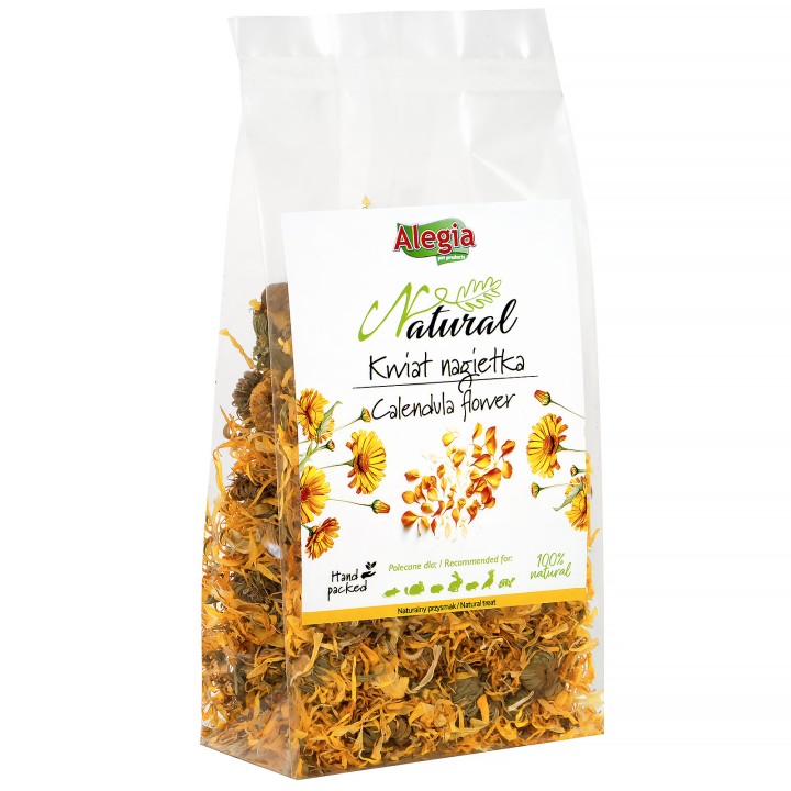 Alegia Natural Kwiat nagietka 60g dla papug / gryzoni / królików