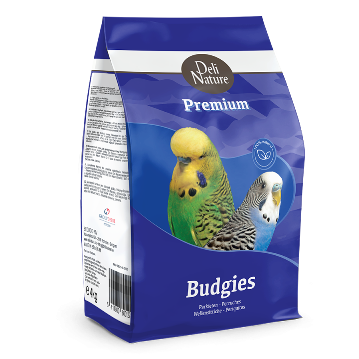 Deli Nature Premium Budgies Pokarm dla falistej, małych papużek 1kg