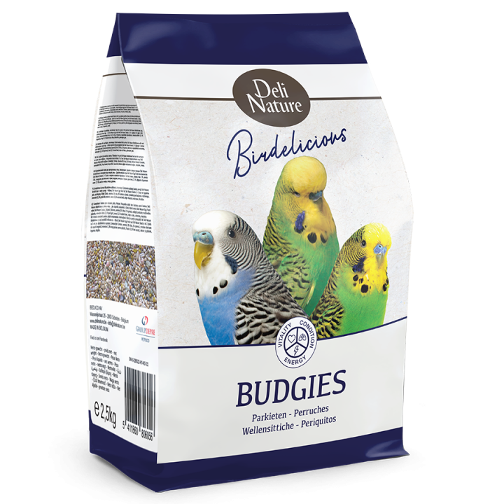 Deli Nature Birdelicious Budgies Pokarm dla papużki falistej 0,8kg