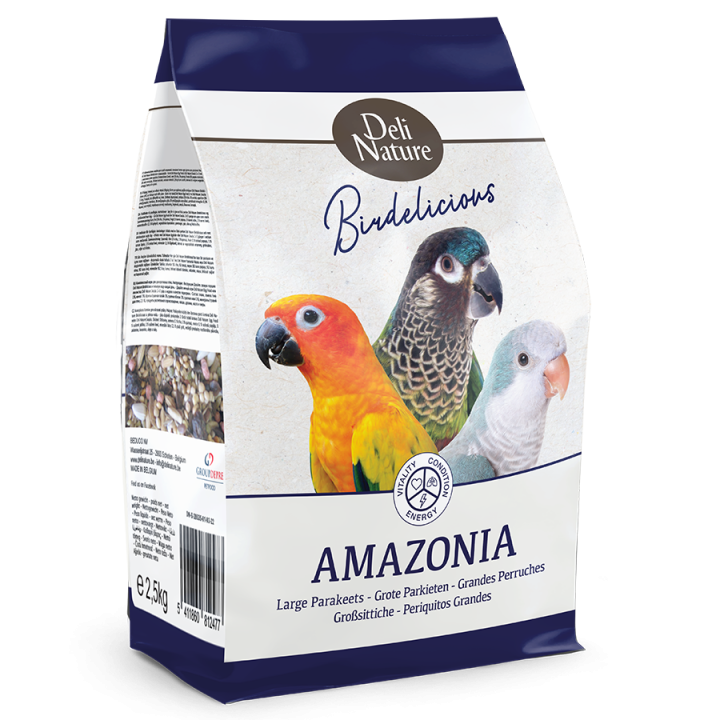 Deli Nature Birdelicious Amazonia Pokarm dla papug Amazonii 0,8kg