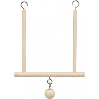 TRIXIE Huśtawka mała z drewnianym ,,dzwonkiem/kulką''