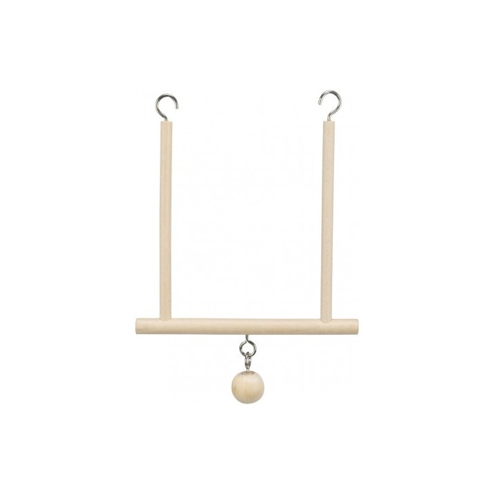 TRIXIE Huśtawka mała z drewnianym ,,dzwonkiem/kulką''