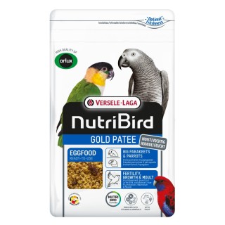 VL-NutriBird Gold Patee Big Parakeets&Parrots 1kg- MOKRY jajeczny dla PAPUG