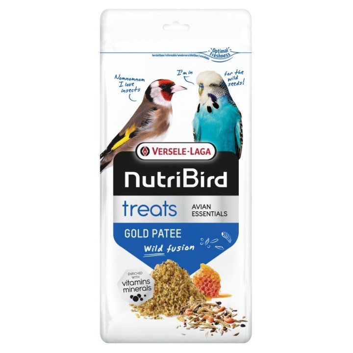 VL-NutriBird Treats Gold Patee Wild Fusion 250g-przysmak wysokoproteinowy
