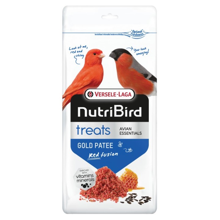 VL-NutriBird Treats Gold Patee Red Fusion 250g-przysmak CZERWONE ptaki