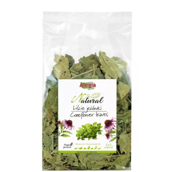 Alegia Natural Liście Jeżówki 75g dla papug / królików / gryzoni