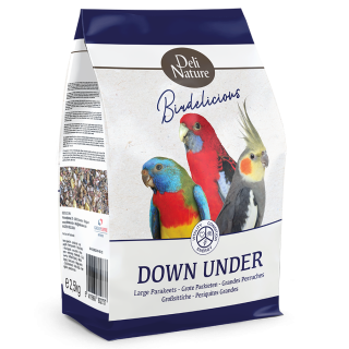 Deli Nature Birdelicious Down Under Pokarm dla średnich papug Australii 2,5kg