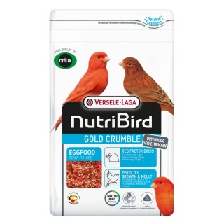 VL-NutriBird Gold Crumble Red Factor Birds 1kg- SUCHY jajeczny CZERWONE