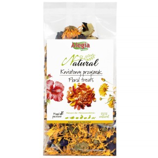 Alegia Natural Kwiatowy przysmak dla papug / gryzoni / królików 50g